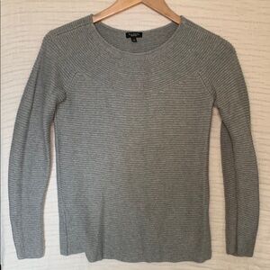 Talbots Heather Gray Knit Pullover